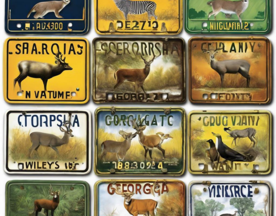 Nature’s Vanity: Showcasing Georgia’s Wildlife with Unique License Plates