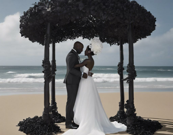 The Enchanting Allure of Ebony Sands: Unveiling the Mystique of Black Beach Weddings
