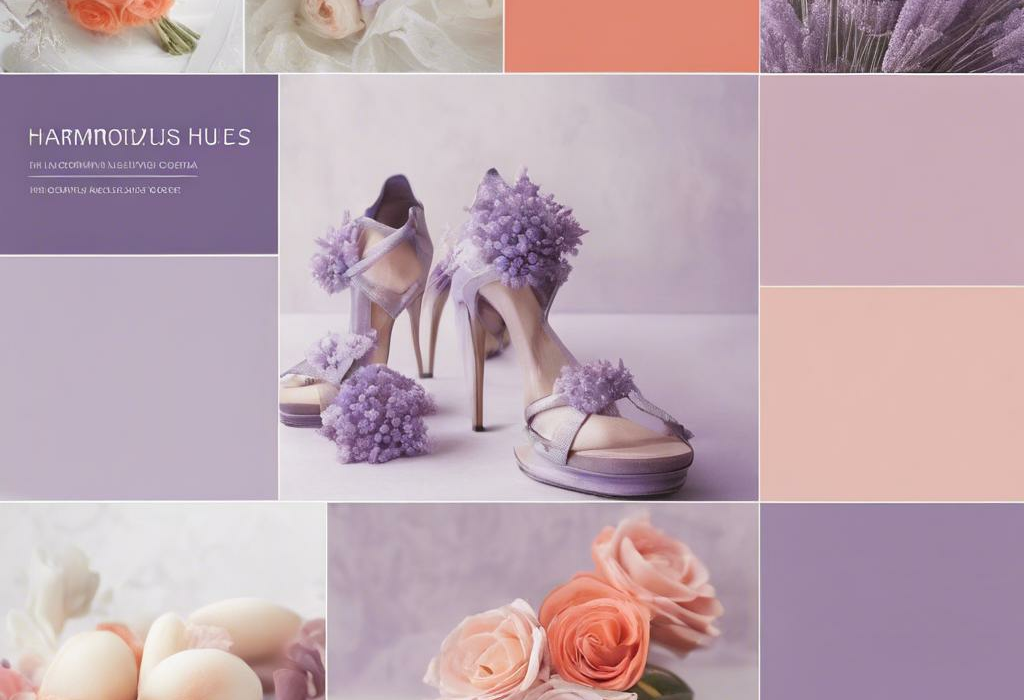 Harmonious Hues: Captivating Lavender & Coral Wedding Palette