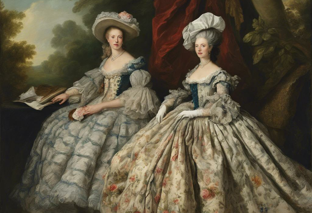 The Whimsical Romance of Watteau Train Gowns