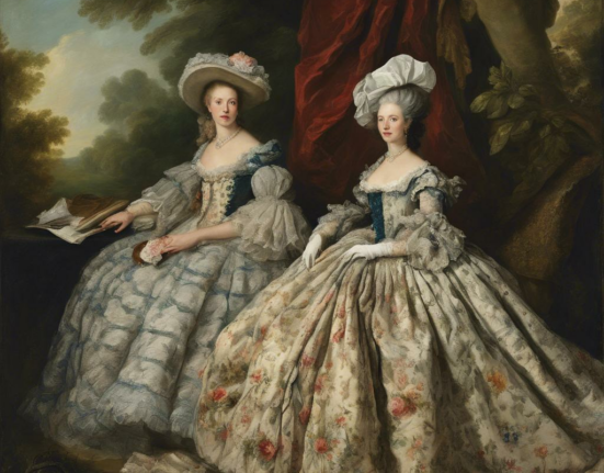 The Whimsical Romance of Watteau Train Gowns