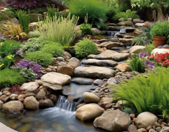 Flowing Beauty: Natural Backyard Stream Ideas