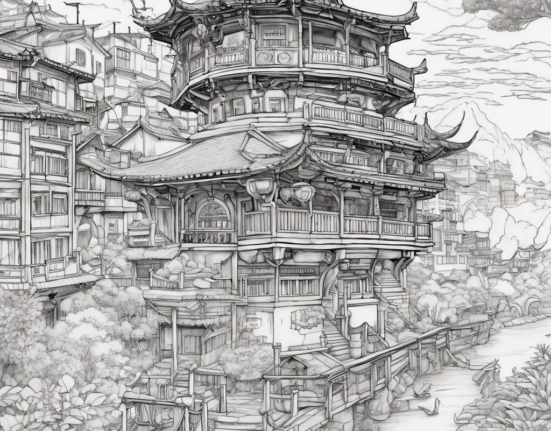 Enchanting Spirited Away Coloring Pages