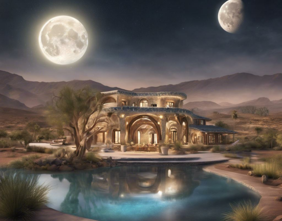 The Enchanting Mystique of Majestic Moon Ranch: A Mesmerizing Lunar Oasis