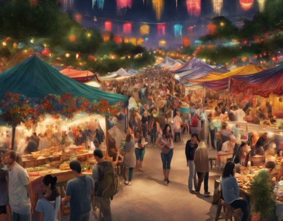 Enchanting Night Market at Bridge Park