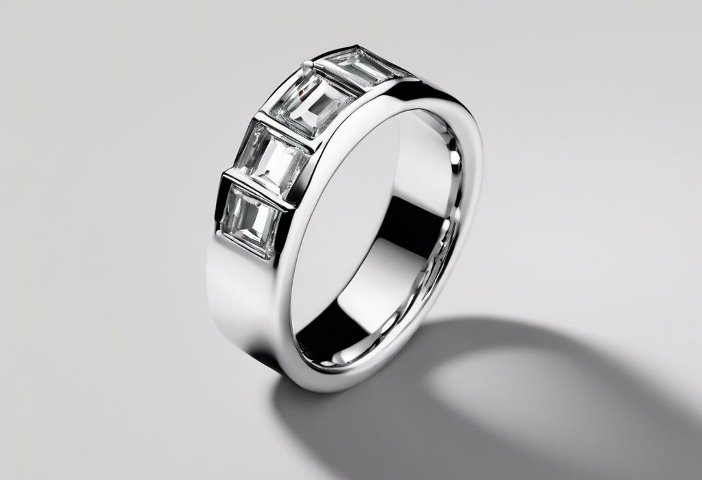 Sparkling Sophistication: The Beauty of Emerald Cut Wedding Bands
