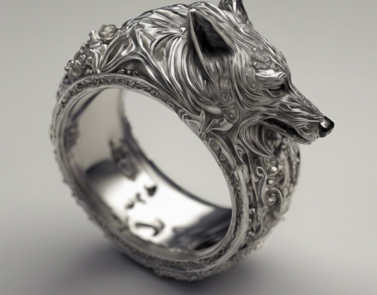 The Mystical Symbolism of Wolf Wedding Rings