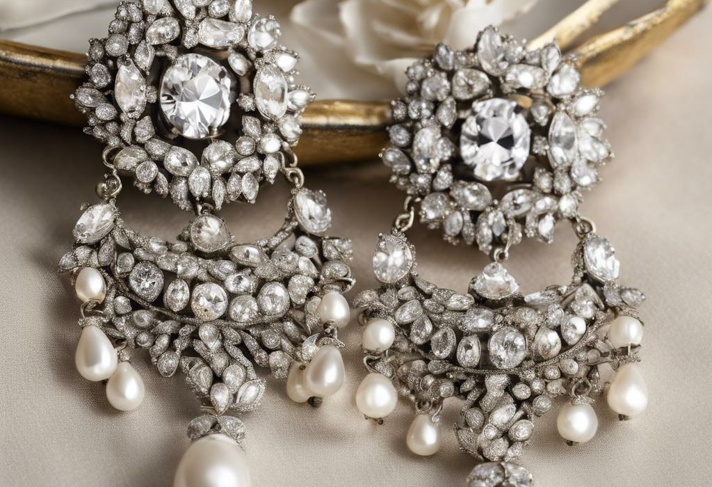 Timeless Treasures: Vintage Wedding Earrings