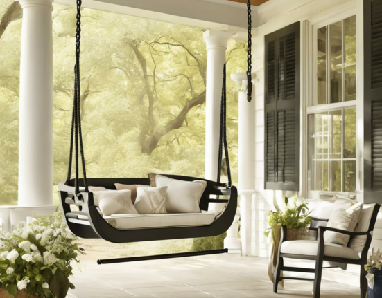 Swing in Style with the Ballard Designs Porch Swing