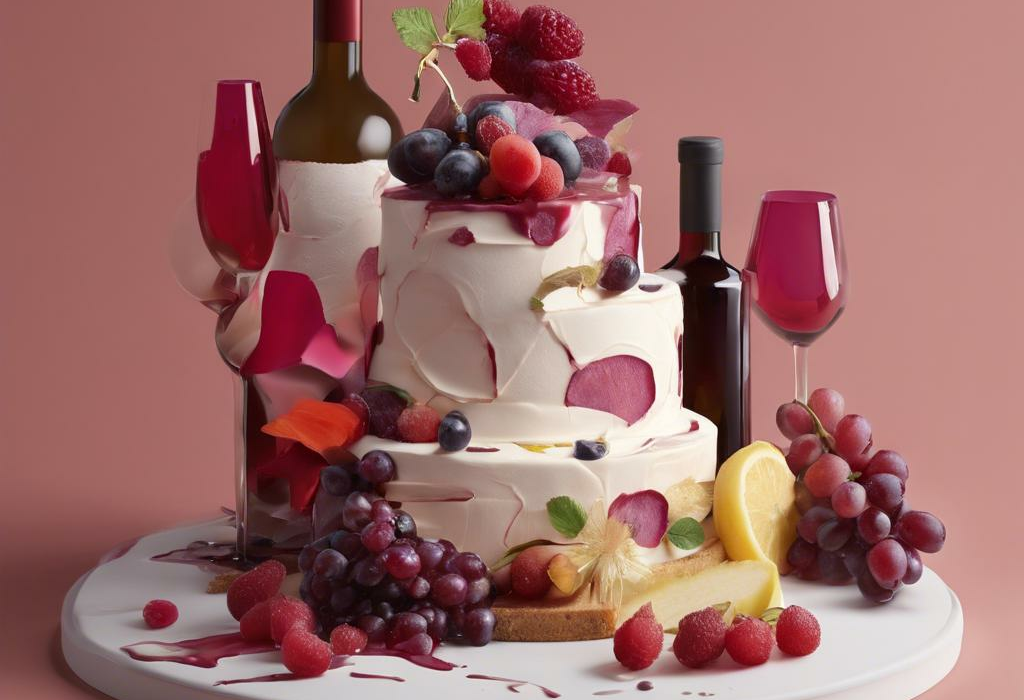 Wine Infused Delights: The Art of Cake Design
