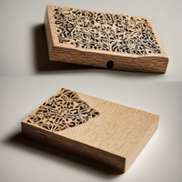 Crafted Elegance: The Wooden Business Card Holder