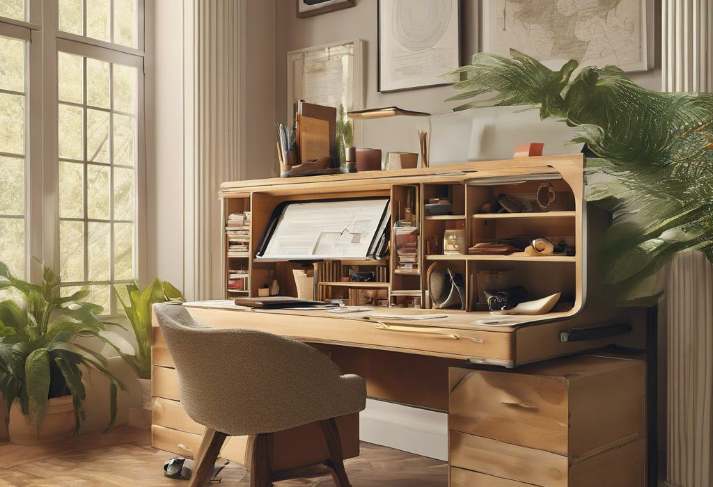 Rolling in Style: Exploring American Lifestyles Roll Top Desk